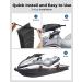 Kemimoto PWC Boat Fenders (Black) - 18x6.5x2.4 - Boat Bumpers for Jet Ski Docking - Buy Online on SooperMarket.com