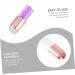 minkissy 2pcs Nail Stamp Nail Art Stamper Head French Tip Nail Tool Nail Art Stamp Tool Nail Art Stamper for French Manicure Nail Art Stamping Tools Silica Gel Template Purple Printing 11.50X2.00X2.00CM Purple - Buy Online on SooperMarket.com