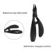 Professional Podiatrist Toenail Clipper for Thick/Ingrown Nails - Surgical Stainless Steel, Rubber Handles, Recommended by Foot Surgeons - Suitable for Men, Seniors, Adults (Black) - Buy Online on SooperMarket.com