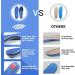 Pcssole Comfort Arch Support Insoles for Men (11.5-12) | Orthotic Shoe Inserts for Plantar Fasciitis & Foot Pain Relief - Cushioned Design | 305mm Blue - Buy Online on SooperMarket.com