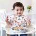 Vicloon Baby Fork and Spoon Set - Silicone Self Feeding Utensil for Infant, Easy Grip Toddler Cutlery Kit - Baby Weaning Spoon for Children - First Led Training - Light Blue-Pink (4pcs) - Buy Online on SooperMarket.com