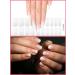 Kalolary 20PCS Nail Gel Polish Strips - White Transparent | Self-Adhesive Wrap Stickers for Cured Gel Nails | UV/LED Lamp Required - Buy Online on SooperMarket.com