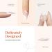 Beetles Press On Nails Classic Swirl - 24PCS Full Cover White Nude Fake Nails for Women | Glue-on & Stick on Nails with Glue and File - Gift for Girls - Buy Online on SooperMarket.com