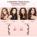 Automatic Curling Iron - 1 Large Rotating Barrel 4 Temp Settings Anti-Scald & Anti-Tangle Fast Heating Hair Curler - Perfect for International Shipping - Buy Online on SooperMarket.com