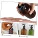 FRCOLOR 15 Pcs Lotion Press Bottle Travel Body Wash Lotion Pump Bottles Dispenser Travel Shampoo 500ml Travel Container Plastic Pump Bottle Travel Lotion Liquid Pump Emulsion The Pet Brownx3pcs 19.5x6.4cmx3pcs - Buy Online on SooperMarket.com