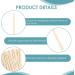 200 Wooden Sticks Set | Disposable Spatula for Eyebrows Lips & Face | Essential Makeup & Waxing Accessories - Buy Online on SooperMarket.com