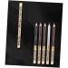 MUSISALY 2pcs Long Lasting Eyebrow Pencils Matte Eyeliner Pencil with Sharpener Eye Brow Pencils Kit Wooden