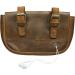 Hide & Drink Durable Leather Reflective Bike Pannier - Bourbon Brown - Buy Online on SooperMarket.com