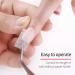 Nail File Non Woven Silk Fiberglass Extension Gel with Tweezers and Shaped Clip for Nail Art Women and Men - Buy Online on SooperMarket.com