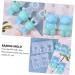 Zerodeko 2pcs Rabbit Ornaments Dessert Bear Shape Cartoon Baking Adorable Molds Tools Silicone Cake DIY 11.5X6.3X2.4CM White - Buy Online on SooperMarket.com