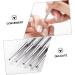 DOITOOL 10 Pcs Nail Art Drill Pen Glitter Gel Nail Molding Gel Nail Drill Point Pen Dotting Tools for Nails Nail Gel Polish Practical Manicure Tool To Rotate Stainless Steel Glue Pen Alloy - Buy Online on SooperMarket.com