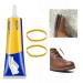 FunnAura 60ml Transparent Shoe Goo Non-Hardening Shoe Glue Sole Repair Waterproof for Repairing Worn Shoes with 2PCS Rubber Band