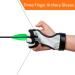 VISEMAN Genuine Leather Archery Finger Guard Gloves - Compound Recurve Bow & Arrow Protector | Outdoor Hunting Gear - Small Black - Buy Online on SooperMarket.com