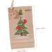 HOLIDYOYO 1 Set Xmas Advent Calendar Bags Xmas Candy Pouch Santa Bags Holiday Party Favor Rope As Shown 18.00X9.00X1.00CM - Buy Online on SooperMarket.com