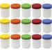 15 ointment jars cream jars tall ointment jars 60ml content with colored lids - Made IN Germany