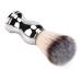 Handmade Silver Beard Grooming Brush - Classic Wet Shaving Brush for Perfect Beards | Premium Handcrafted Shaving Essentials - Buy Online on SooperMarket.com
