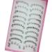 Bluelans 10 Pairs Lower Eyelashes False Artificial Eyelashes Black Eyelashes Eyelash Extension Makeup