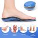 Pcssole Comfort Arch Support Insoles for Men (11.5-12) | Orthotic Shoe Inserts for Plantar Fasciitis & Foot Pain Relief - Cushioned Design | 305mm Blue - Buy Online on SooperMarket.com