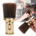 Neck Duster Brush Beard Shaving Brush for Barber Shop Multifunctional Broken Hair Sweep Brush Professional Barber Fiber Wooden Handle(2#)