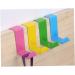 BRIGHTFUFU 4 Pcs Towel Rack Stainless Steel Hook Key Hanger Clothing Hanger Coat Hanger Pack Dual Purpose 4pcs Blue - Buy Online on SooperMarket.com