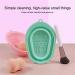 kawehiop Silicone Makeup Brush Cleaning Mat Folding Washing Pad Small Eyeliner Applicators Wash Scrubber Daily Gifts Accessories Pink - Buy Online on SooperMarket.com