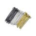 Beading Station 300pcs Mix Silver/Gold/Black Plated Eye Pins 21GA 1.5"/35mm