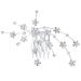 Xptieeck Flower Comb Bridesmaid Crystal Rhinestone Style Wedding