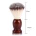 Male Beard Shaving Brush - Nylon Hair & Wooden Handle - Premium Facial Cleansing Tool for Men - Buy Online on SooperMarket.com