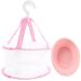 OSALADI Make Up 1 Set Makeup Brush Cleaner Hanging Drying Net Silicone Makeup Sponge Brush Cleaner Drying Washing Basket for Makeup Brush Powder Puff Cleaning