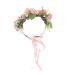 FOYTOKI Bridal Flower Headband Flower Crown for Flower Crown Hairband Bride Flower Crown Flower Crown for Women Flower Crown Garland Floral Crown Bridal Flower Crown