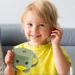Qshare Silicone Baby Snack Cup - Non Spill Toddler Snack Catcher with Lid for Finger Food - Sage Green, BPA Free & Portable - Buy Online on SooperMarket.com
