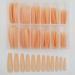 LuckForever 120pc XL Beige Coffin False Nails - Extra Long Ballerina Nail Art Tips - Buy Online on SooperMarket.com