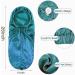LadayPoa 2 Pcs Long Satin Sleep Cap for Women Girls - Black+Green Silky Bonnet for Long Curly Hair Protection - Buy Online on SooperMarket.com