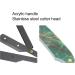 Foldable Manual Razor - Professional Straight Edge Razor with Acrylic Handle Stainless Steel Portable & Safe for Home Salon & Hairdresser - Buy Online on SooperMarket.com