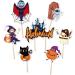 Halloween Cupcake Toppers - Ghost Zombie Pumpkin Witch Castle Halloween Cake Decor For Horror Vampire Parties Birthday Parties Paper Cake Decor Hmltd - Buy Online on SooperMarket.com
