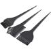 TRIXES 4PC Hair Dye Kit - Professional Hair Colour Bowl and Brush Set for Home or Salon Use - Black - Buy Online on SooperMarket.com