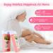 Roll-On Wax Warmer Kit for Hair Removal - Painless Waxing for Eyebrow, Face, Body - Includes Rose & Pink Cartridges - Home Waxing Kit - Buy Online on SooperMarket.com