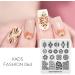 Alexnailart Stainless Steel Nail Stamping Template - Manicure Nail Art DIY Decoration FA064 - Buy Online on SooperMarket.com