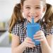 Silicone Toddler Training Cup | Sippy Cup with Straw | Non-Slip & Unbreakable | BPA-Free | Ice Blue with BFF Logo - Buy Online on SooperMarket.com