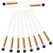 Baluue 50 Pcs Makeup Brush Eyeshadow Brush for Women Contouring Brush Eye Makeup Kit Wooden Handle White 17.50X1.00X1.00CMx5pcs Whitex5pcs - Buy Online on SooperMarket.com