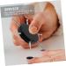 minkissy 5pcs Nail Art Drill Pen Circular Dotting Tool Nail Stone Picker Pen Nail Art Embossing Stylus Nail Art Tip Dotting Pens Ball Stylus Dotting Tools Nail Tools Acrylic Round Crystal 6.9x6.9cmx5pcs Blackx5pcs - Buy Online on SooperMarket.com