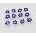 24PCS Rhinestone Flower Spiral Hair Pin - Crystal Twisters Coils Clips for Wedding Bridal Hair Accessory (Blue) - Buy Online on SooperMarket.com