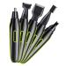 4-in-1 Nose Hair Trimmer for Men USB Rechargeable Nose and Ear Trimmer Clipper Waterproof Eyebrow & Facial Hair Trimmer for Travel and Family Use. Easy Cleansing