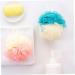 Healeved 8pcs Color Matching Bath Ball Body Scrubber Set - Natural Bath Sponges for Men and Women - Shower Poufs and Body Scrub Mitt - Buy Online on SooperMarket.com