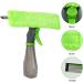 ZABEES 3 In 1 Glass Scraping Wiper Spray Scraper Brush Water Spray Window Cleaner Microfiber Cloth Pad Kit Household Cleaning Tool - Buy Online on SooperMarket.com