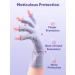 Premium UV Protection Gel Manicure Gloves - Fingerless Anti UV Gloves for Nail Lamp & Skin Care - Light Purple - Buy Online on SooperMarket.com