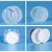 Zeoabsy 12 Pack 10ml Empty Matte Transparent Glass Cream Cans with Silver Lids - Ideal for Gels Creams & Ointments + 12 Spatulas | International Shipping Available - Buy Online on SooperMarket.com
