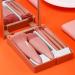 kawehiop 5 Pieces Makeup Brushes Plastic Handle with Mirror Powder Foundation Beauty Make Up Soft Brush Beginner Cosmetics - Buy Online on SooperMarket.com