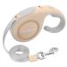Beowanzk Dog Lead Retractable Dog Extendable Lead 5m Stretchy Dog Leash for Small/Medium Dogs and Cats Retractable Dog Leash Extendable Dog Lead One-Hand Brake Pause Lock(Gold)