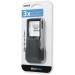 Carson PO-25 MiniBrite LED Lighted Pocket 3x Magnifier | Grey | Built-in Sliding Lens Cover | 2.0 x 0.6 x 4.5 inches - Buy Online on SooperMarket.com